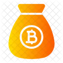 Bitcoin money bag  Icon