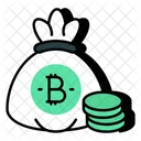 Bitcoin Money Bag Cryptocurrency Crypto Icon