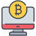 Bitcoin Monitor Profit Icon