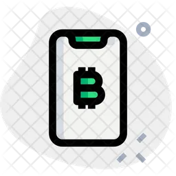 Bitcoin móvil  Icono