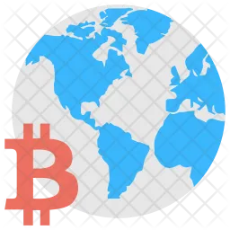 Mundo bitcoin  Ícone