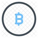 Bitcoin-Münze  Symbol