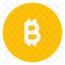 Bitcoin-Münze  Symbol