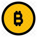 Bitcoin-Münze  Symbol