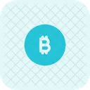 Bitcoin-Münze  Symbol