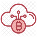 Nuvem Bitcoin Bitcoin Ui Ícone