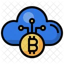 Nuvem Bitcoin Bitcoin Ui Ícone