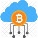Nuvem Bitcoin Nuvem Bitcoin Ícone