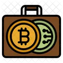 Negocio bitcoin  Icono