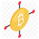 Bitcoin Network Cryptocurrency Crypto Icon