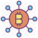 Network Bitcoins Bitcoin Network Bitcoin Connection Icon