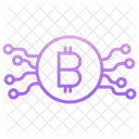 Technology Cryptocurrency Bitcoin Network Digital Money Icon