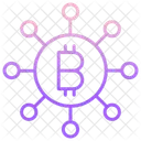 Network Bitcoins Bitcoin Network Bitcoin Connection Icon