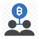 Bitcoin Network Crypto Icon