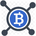 Cryptocurrency Bitcoin Network Icon