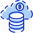 Bitcoin Network Bitcoin Cloud Mining Cloud Bitcoin Icon