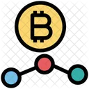 Bitcoin Network Connection Network Icon