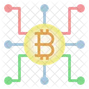 Bitcoin Network Network Cryptocurrency Icon