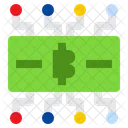 Bitcoin Network Cryptocurrency Bitcoin Connection Icon