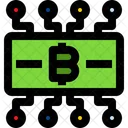 Bitcoin Network Cryptocurrency Bitcoin Connection Icon