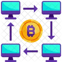Bitcoin Network Bitcoin Cryptocurrency Icon