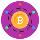 Bitcoin Nodes Bitcoin Network Money Network Icon