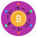 Bitcoin Nodes Bitcoin Network Money Network Icon