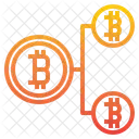 Bitcoin Network Network Bank Icon