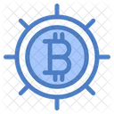 Bitcoin Network Bitcoin Connection Crypto Icon