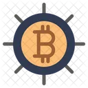 Bitcoin Network Bitcoin Connection Crypto Icon