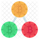 Bitcoin Network Btc Network Cryptocurrency Network Icon