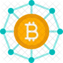 Bitcoin Network Network Server Icon