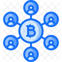 Network Idea Bitcoin Icon