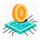 Bitcoin Technology Bitcoin Network Digital Money Icon