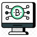 Bitcoin Network Cryptocurrency Crypto Icon