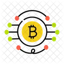 Bitcoin Network Bitcoin Connection Crypto Connection Icon