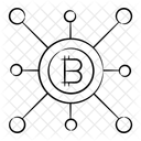 Bitcoin Network Digital Asset Digital Money Icon