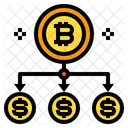 Subtitles Network Bitcoin Icon