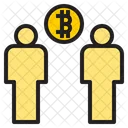 Bitcoin network people  Icon