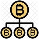 Bitcoin Network Structure Bitcoin Network Transfer Icon