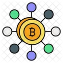 Bitcoin Networking Money Bitcoin Connection Icon