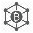 Bitcoin Netzwerk Krypto Symbol