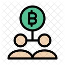 Bitcoin Netzwerk Krypto Symbol