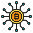 Bitcoin-Netzwerk  Symbol