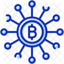 Bitcoin-Netzwerk  Symbol