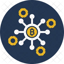 Bitcoin-Netzwerk  Symbol