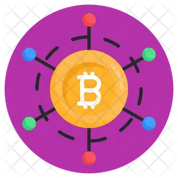 Bitcoin-Netzwerk  Symbol