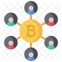 Bitcoin-Netzwerk  Symbol