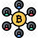 Bitcoin-Netzwerk  Symbol