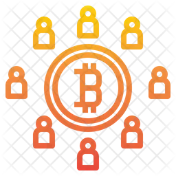 Leute vom Bitcoin-Netzwerk  Symbol